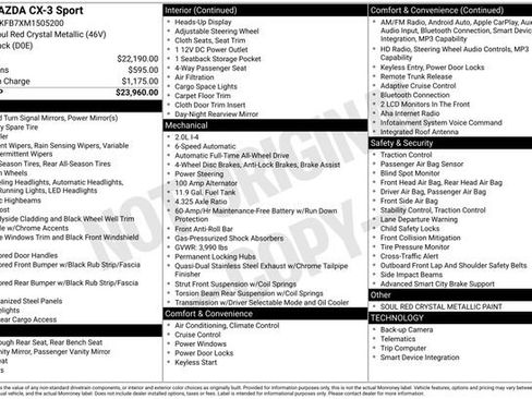 Used 2021 MAZDA CX-3 Sport image 32