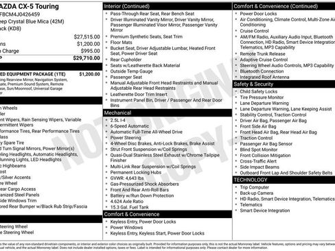 Used 2018 MAZDA CX-5 Touring w/ Preferred Equipment Package image 26