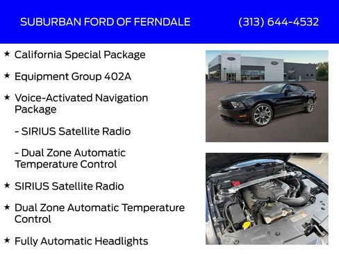 Used 2012 Ford Mustang GT Premium w/ Electronics Pkg RWD image 4