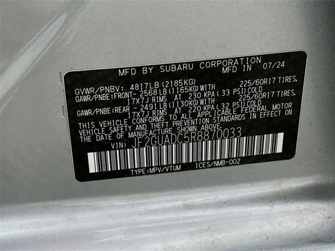 Used 2024 Subaru Crosstrek 2.0i Premium image 33