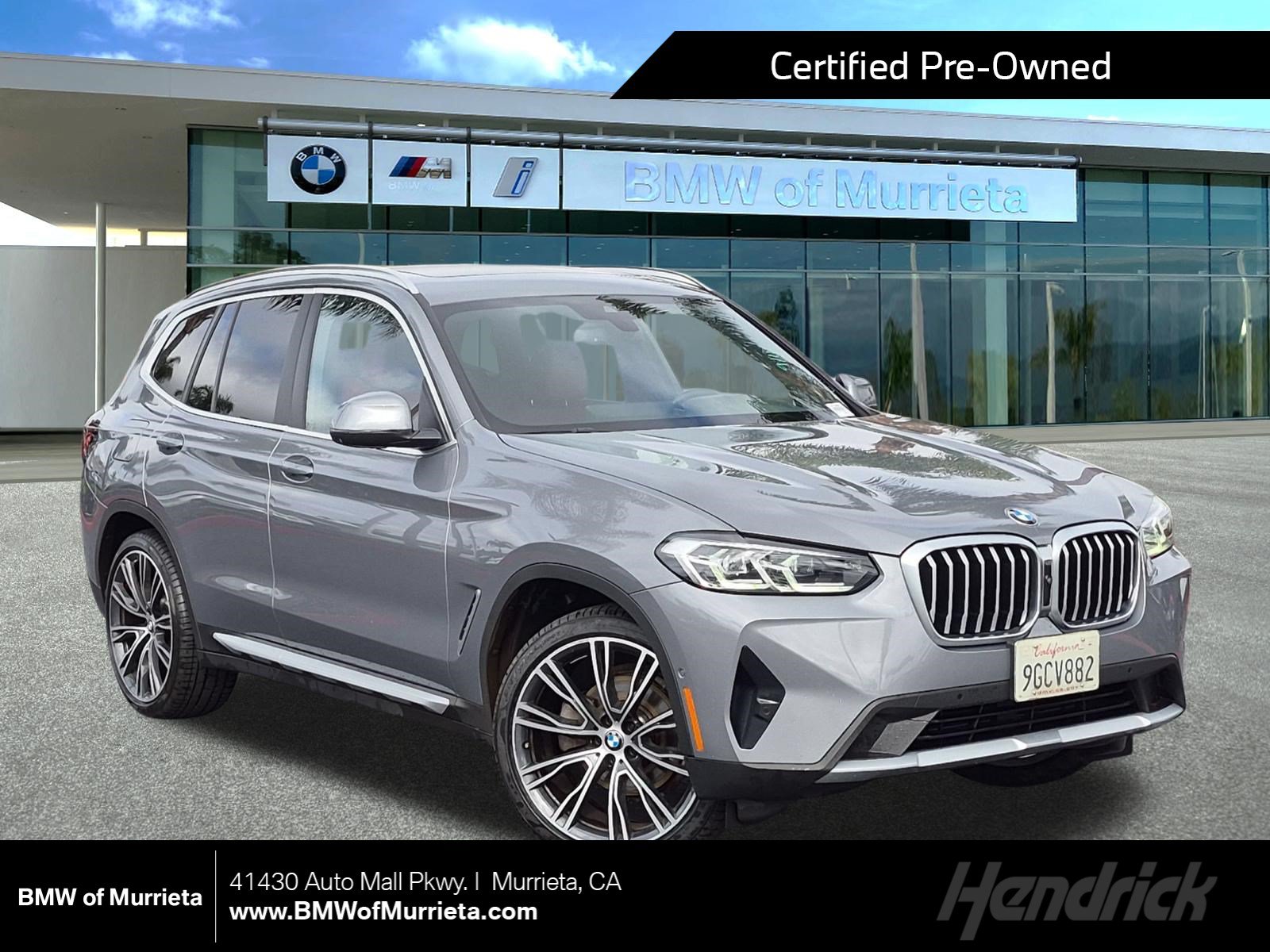 Certified 2023 BMW X3 xDrive30i w/ Premium Package w/ZPA AWD/4WD image 1