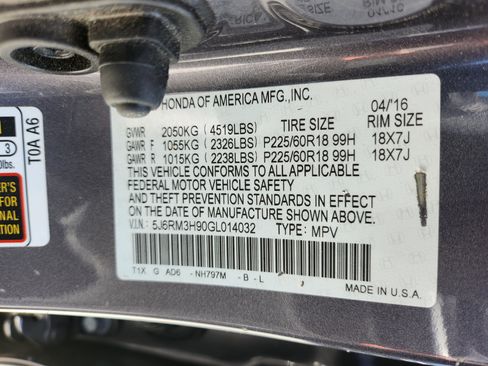 Used 2016 Honda CR-V Touring image 31