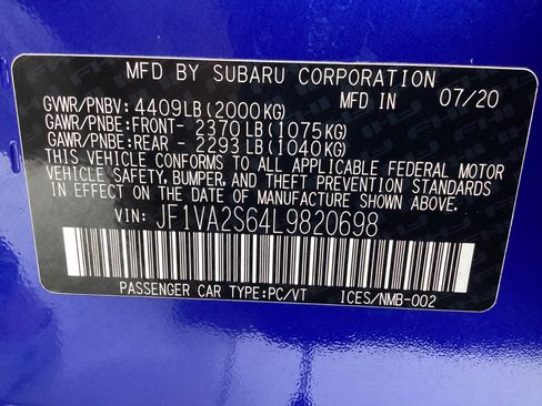 Used 2020 Subaru WRX STI AWD/4WD image 50
