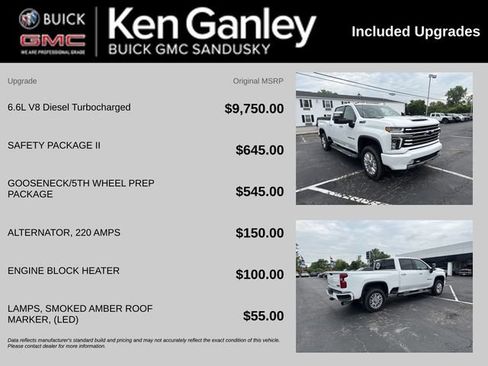 Used 2022 Chevrolet Silverado 2500 High Country w/ Safety Package II AWD/4WD image 3