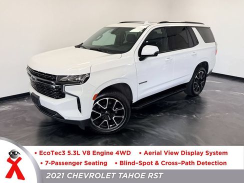 Used 2021 Chevrolet Tahoe RST w/ Luxury Package AWD/4WD image 1