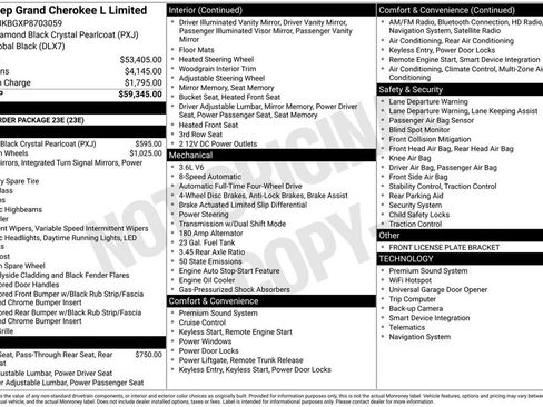 Used 2023 Jeep Grand Cherokee L Limited image 2