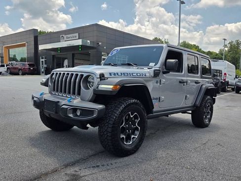 Used 2021 Jeep Wrangler Unlimited Rubicon 4xe w/ Cold Weather Group AWD/4WD image 3