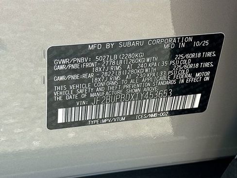 Used 2026 Subaru Outback Premium AWD/4WD image 31