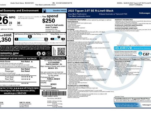 Used 2022 Volkswagen Tiguan SE R-Line image 5