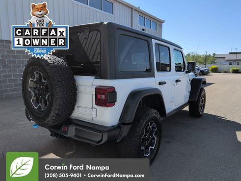 Used 2023 Jeep Wrangler Unlimited Rubicon 4xe AWD/4WD image 3