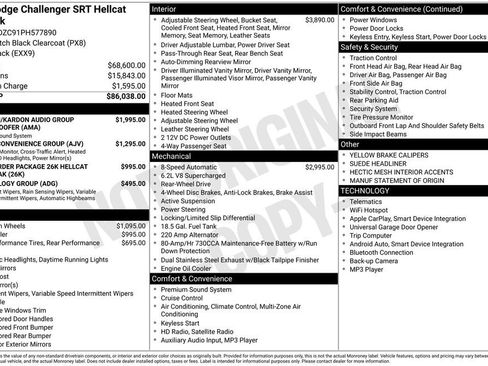 New 2023 Dodge Challenger SRT Hellcat image 15