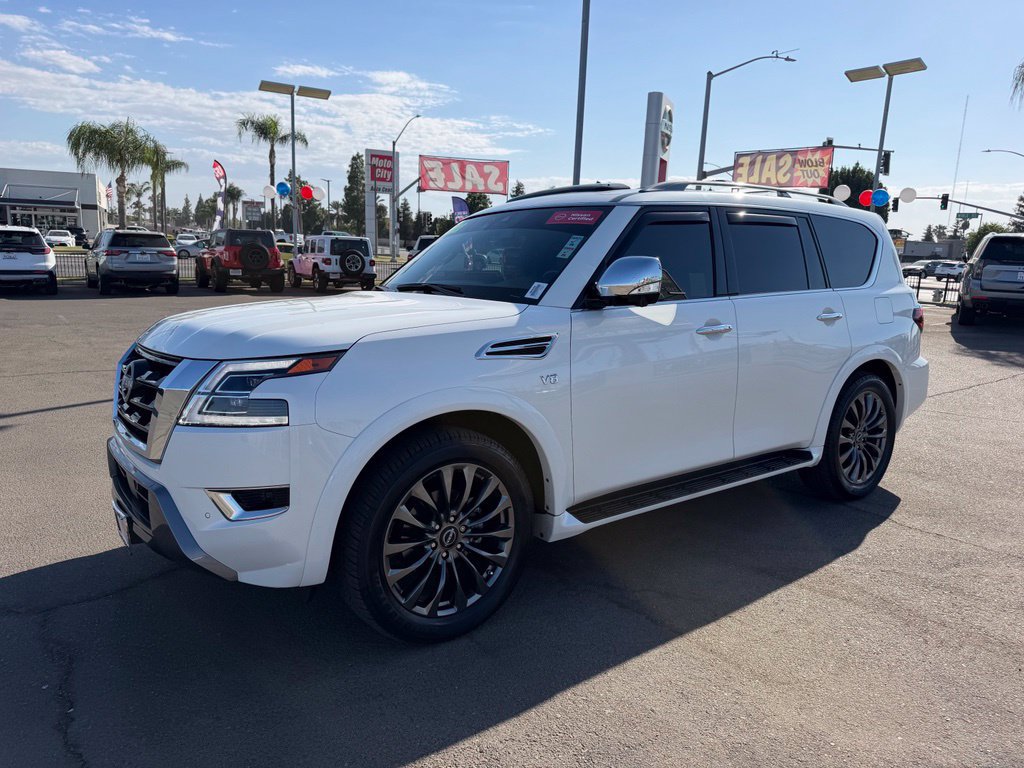 Certified 2022 Nissan Armada Platinum w/ Captain's Chairs Package AWD/4WD image 3