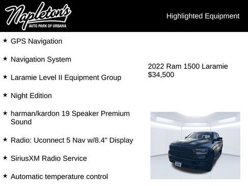 Used 2022 RAM 1500 Laramie AWD/4WD image 4