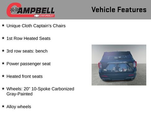 Used 2022 Ford Explorer XLT w/ Equipment Group 202A image 16