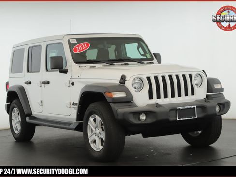 Used 2021 Jeep Wrangler Unlimited Sport w/ Sun And Sound Package AWD/4WD image 1