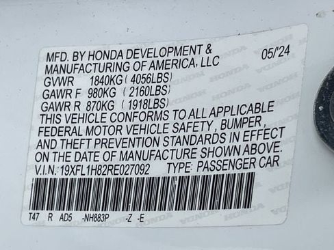 Used 2024 Honda Civic Sport Touring image 30