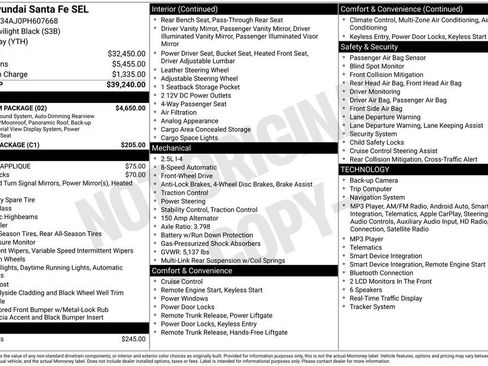 Used 2023 Hyundai Santa Fe SEL w/ Premium Package FWD image 6