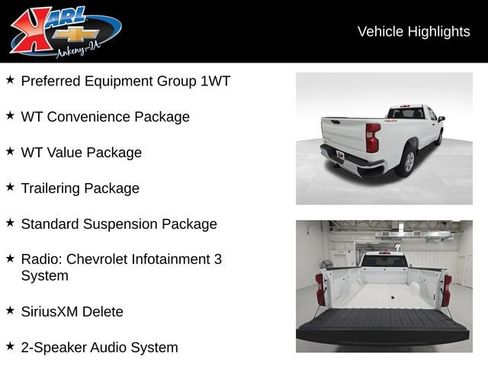 New 2025 Chevrolet Silverado 1500 W/T w/ WT Value Package image 3