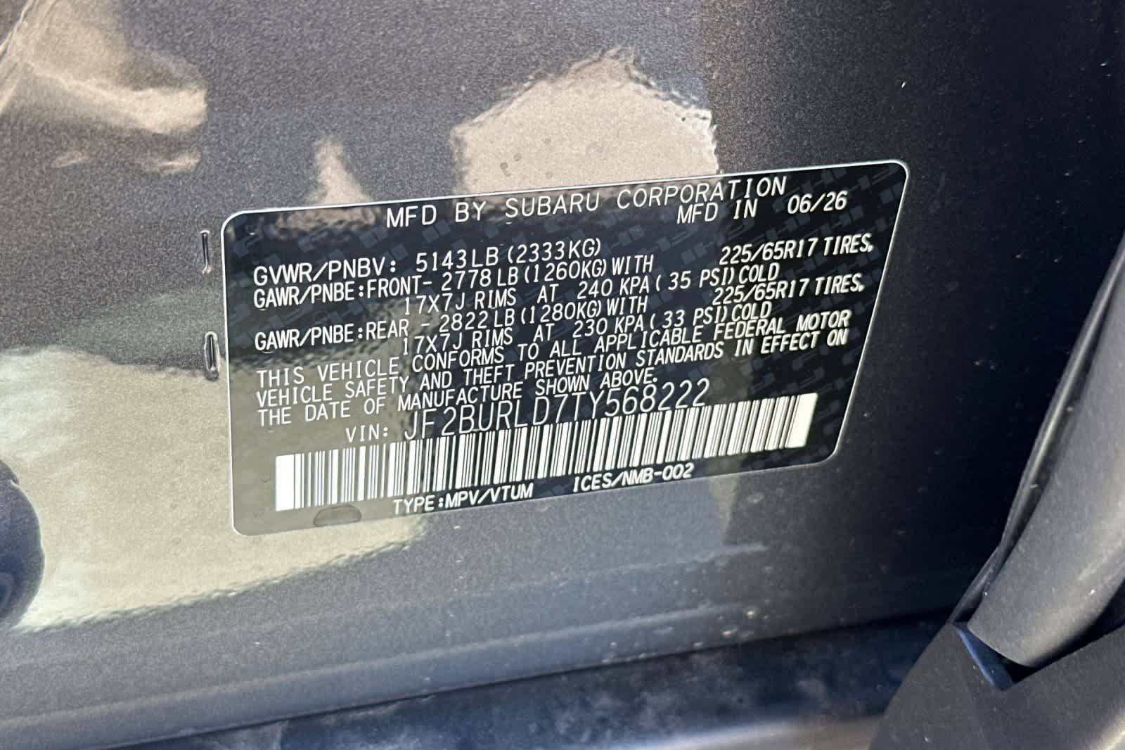 New 2026 Subaru Outback Wilderness AWD/4WD image 35