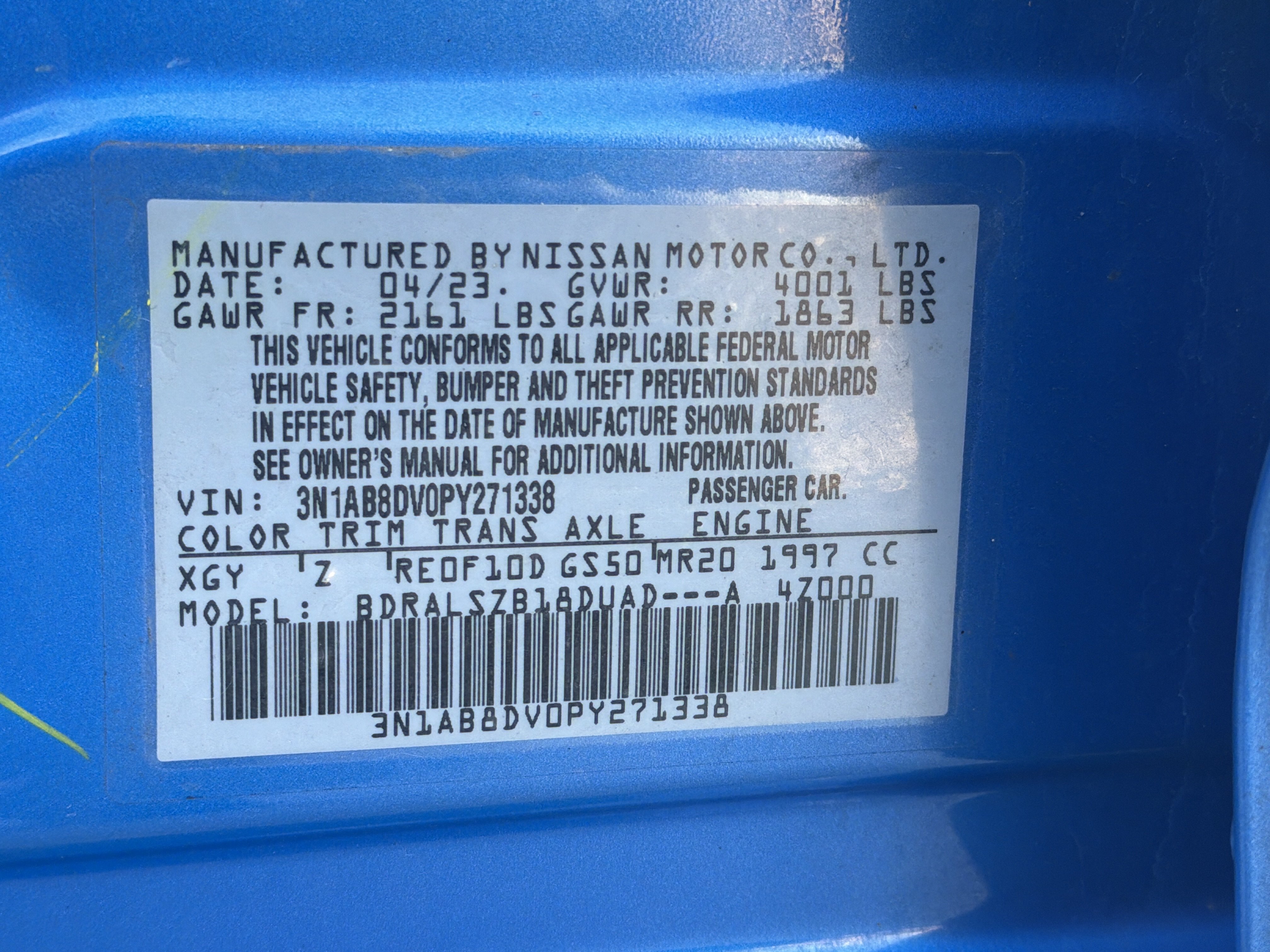 Used 2023 Nissan Sentra SR w/ SR Premium Package FWD image 36
