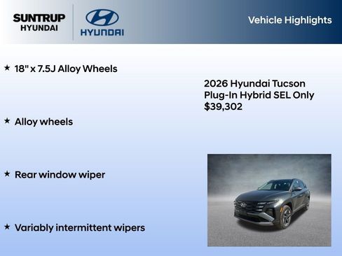 New 2026 Hyundai Tucson SEL AWD/4WD image 15