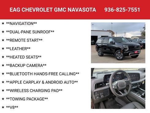 New 2026 Chevrolet Tahoe Z71 w/ Comfort Package image 4