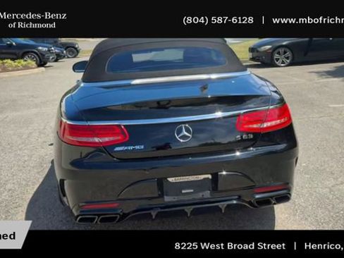 Used 2017 Mercedes-Benz S 63 AMG 4MATIC Cabriolet image 9
