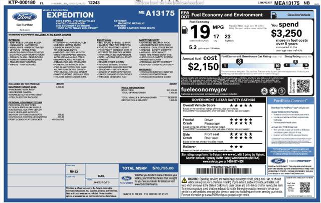 Used 2021 Ford Expedition Limited RWD image 4