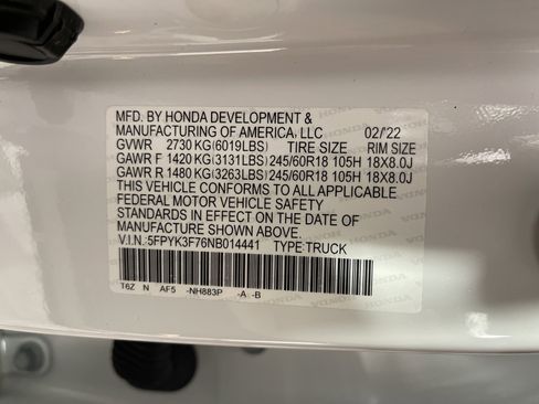 Used 2022 Honda Ridgeline RTL-E image 30