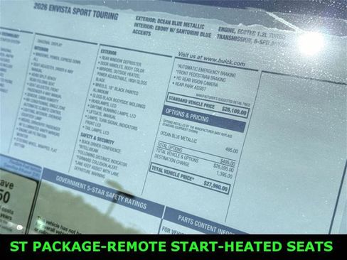 New 2026 Buick Envista Sport Touring image 5