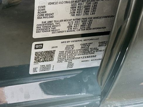 New 2026 Chevrolet Silverado 1500 LTZ w/ Technology Package image 34