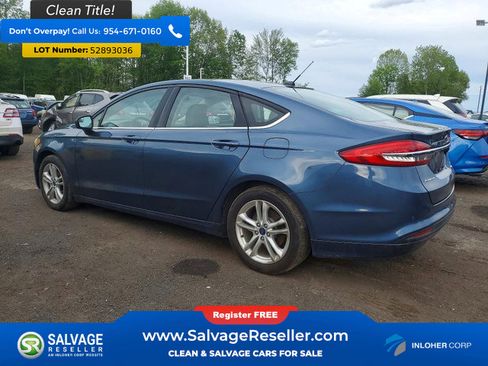Used 2018 Ford Fusion SE w/ Fusion SE Technology Package FWD image 3