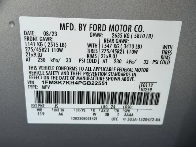 Used 2023 Ford Explorer ST-Line w/ Class IV Trailer Tow Package RWD image 23