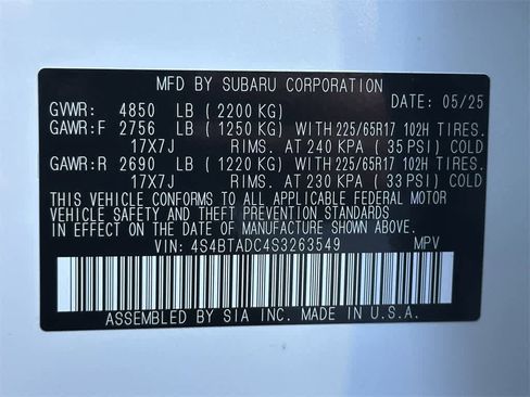 Used 2025 Subaru Outback Premium w/ Popular Package #1 image 21