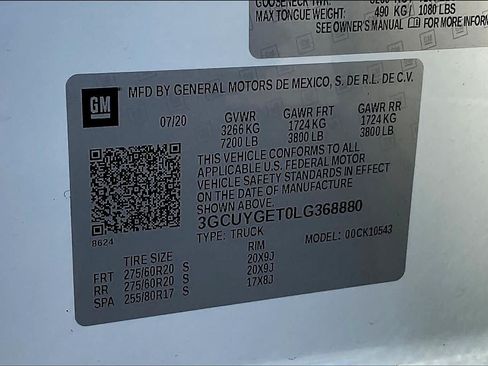 Used 2020 Chevrolet Silverado 1500 LTZ w/ LTZ Plus Package AWD/4WD image 33