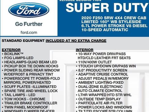 Used 2020 Ford F250 Limited image 18