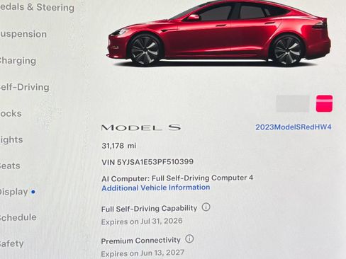 Used 2023 Tesla Model S Standard Range AWD/4WD image 14