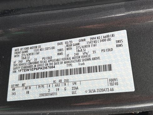 Used 2023 Ford F150 XLT w/ Equipment Group 302A High AWD/4WD image 24