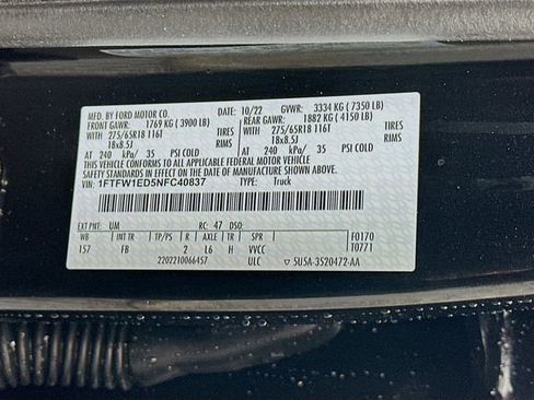 Used 2022 Ford F150 XLT w/ Equipment Group 302A High image 31