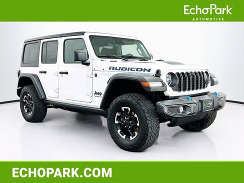Used 2024 Jeep Wrangler Unlimited Rubicon 4xe w/ Technology Group AWD/4WD image 1