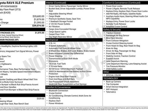 Used 2025 Toyota RAV4 XLE Premium w/ Weather Package AWD/4WD image 31