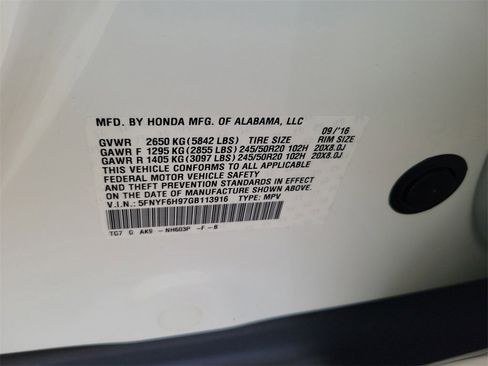 Used 2016 Honda Pilot Touring image 36