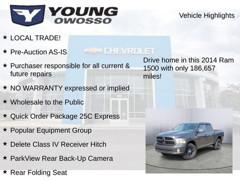 Used 2014 RAM 1500 Express AWD/4WD image 8