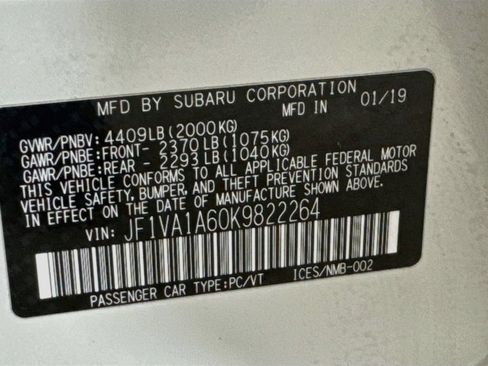 Used 2019 Subaru WRX AWD/4WD image 28