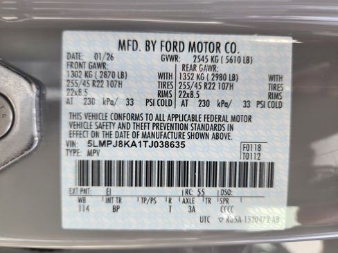 New 2026 Lincoln Nautilus Reserve w/ Jet Appearance Package image 23