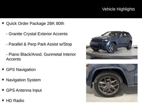 Used 2021 Jeep Grand Cherokee Limited w/ Quick Order Package 28K 80th AWD/4WD image 25