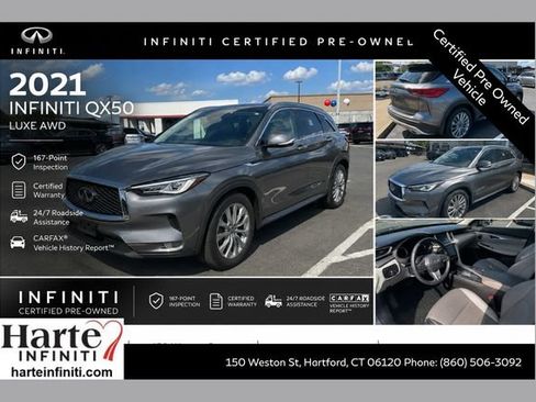 Certified 2023 INFINITI QX50 Luxe AWD/4WD image 1
