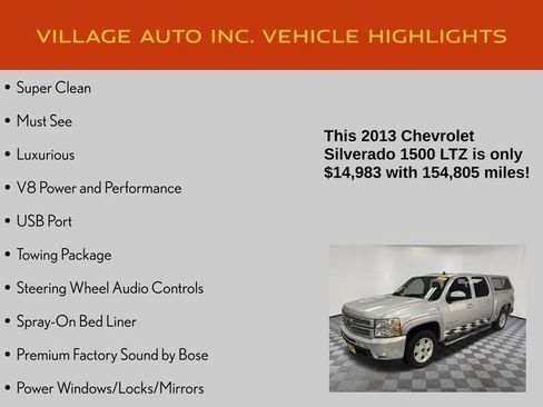 Used 2013 Chevrolet Silverado 1500 LTZ w/ LTZ Plus Package image 7
