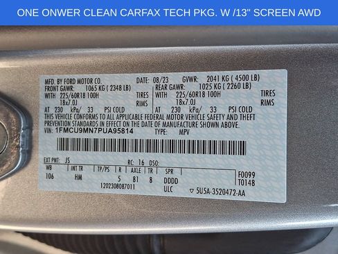 Used 2023 Ford Escape ST-Line w/ Tech Pack #1 AWD/4WD image 27