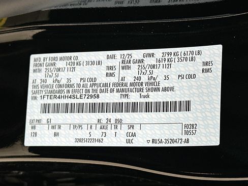 New 2025 Ford Ranger XLT w/ FX4 Off-Road Package image 20